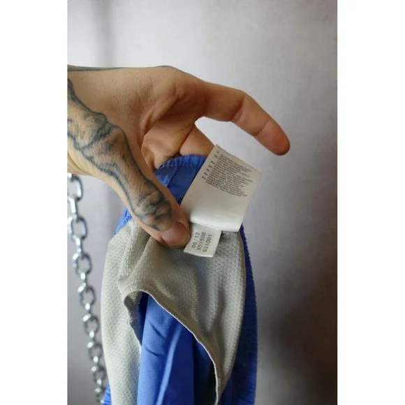 Adidas by Stella McCartney Blue Athletic Running Shorts Women's Size L - Picture 9 of 10